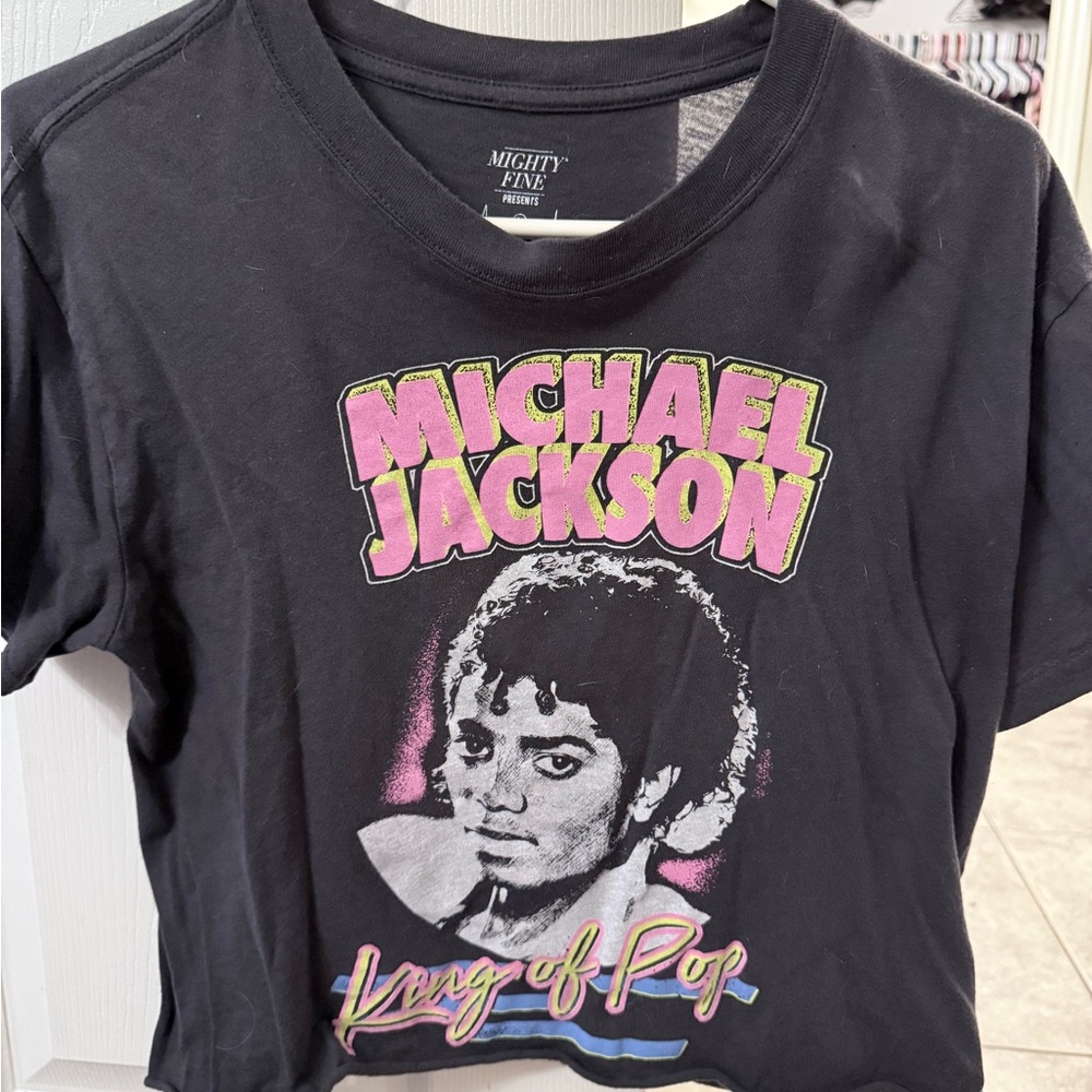 Mighty Fine Black Graphic Tee